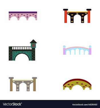 Bridges vector image