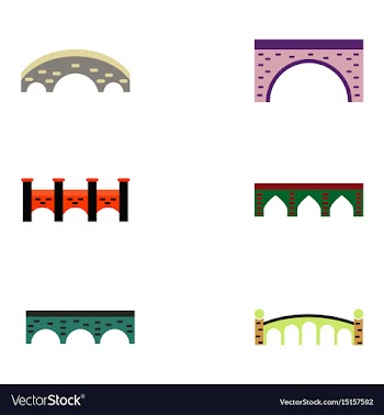 Bridges vector image