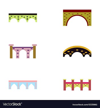 Bridges vector image
