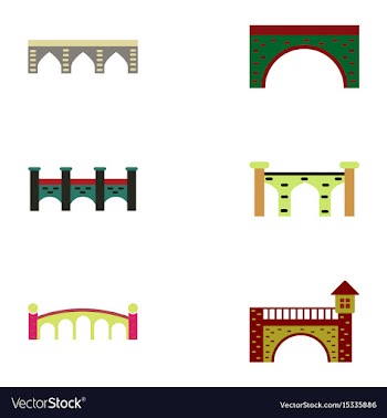 Bridges vector image