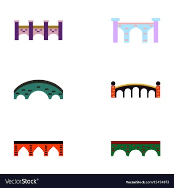 Bridges vector image