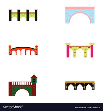 Bridges vector image