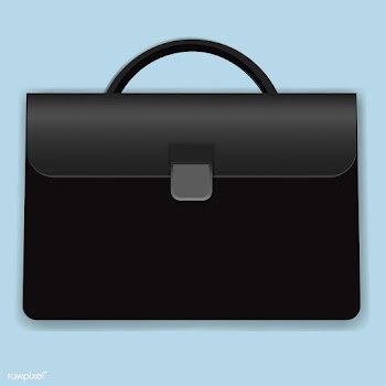 Briefcase business bag vector icon | Free stock vector - 389852