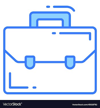 briefcase icon for graphic and web design