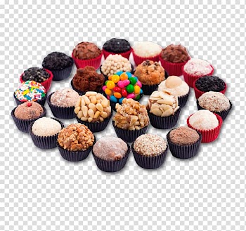 Brigadeiro Cupcake Praline Birthday cake, cake transparent background PNG clipart