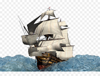 Brigantine Photography Illustration - The sailboat in front of the ...