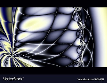 bright abstract blue-yellow pattern from lines of