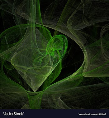 bright abstract linear background green digital