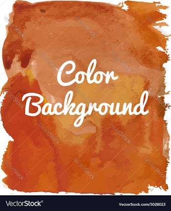 Bright abstract template with watercolor spot and vector image