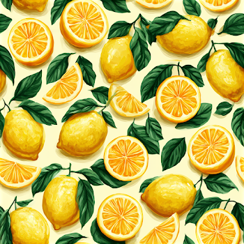 Bright and Cheerful Lemon Pattern