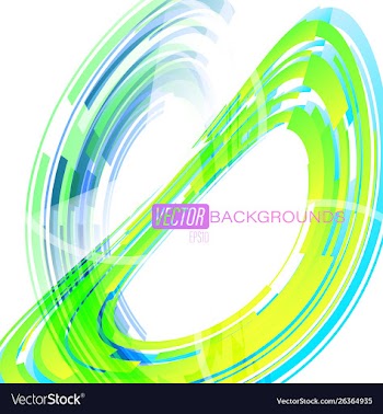 Bright and shiny colors on a white vector image
