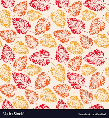 Bright autumn background vector image