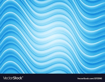 Bright blue wavy template vector image