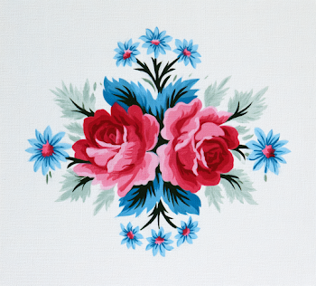 Bright Cartoonish Floral Pattern