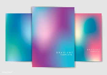 Bright gradient design | Free stock vector - 584767