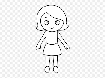 Bright Idea Little Girl Coloring Pages Page Free Clip - Little Girl Coloring Pages