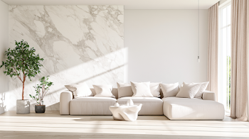 Bright Modern Scandinavian Living Room