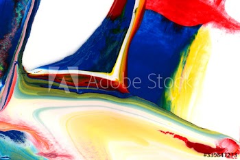 Bright painted canvas