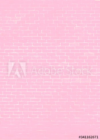Bright pink brick background