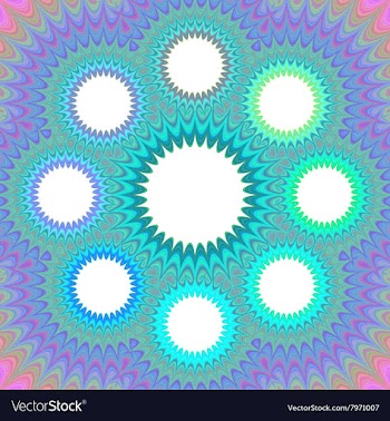 Bright Psychedelic Backdrop vector image