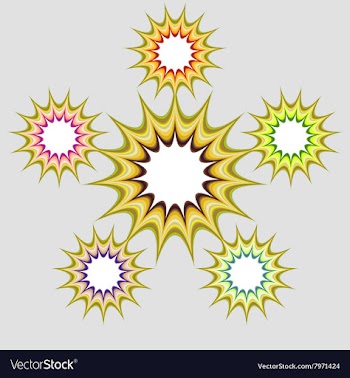 Bright Psychedelic Backdrop vector image