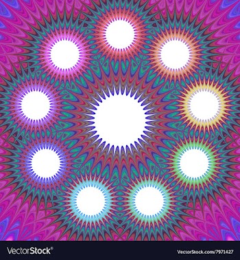 Bright Psychedelic Backdrop vector image