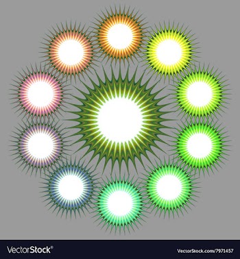 Bright Psychedelic Backdrop vector image