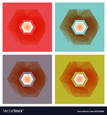 Bright rainbow colors watercolor painted logo vector image