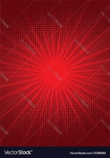 Bright red background vector image
