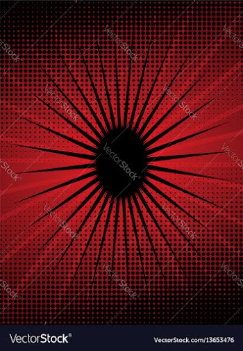 Bright red background vector image