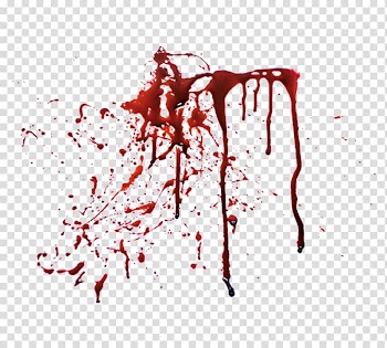 Bright red blood transparent background PNG clipart