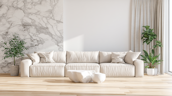 Bright Scandinavian Living Room Interior