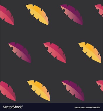 bright seamless pattern of colorful leaves
