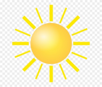 Bright Sun Clipart - Sun Black Background Clipart