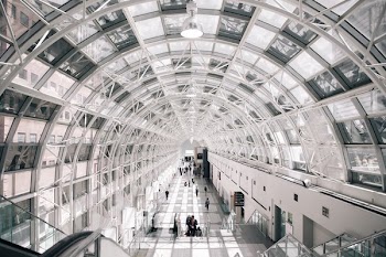 Bright Train Station Walkway