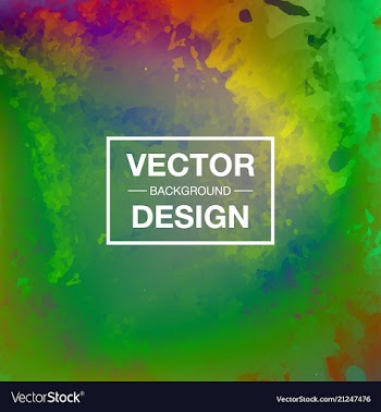 Bright watercolor background vector image