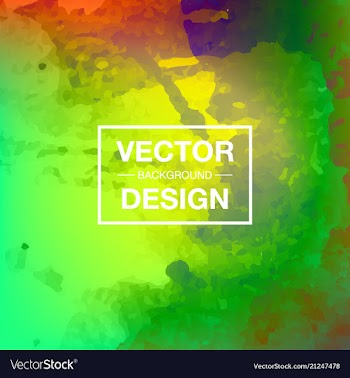 Bright watercolor background vector image