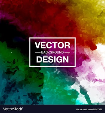 Bright watercolor background vector image