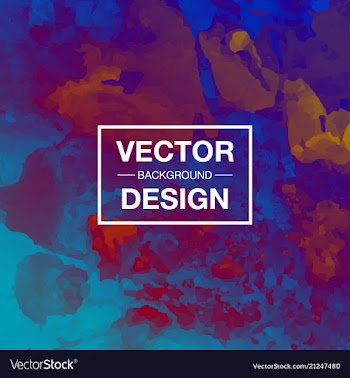 Bright watercolor background vector image