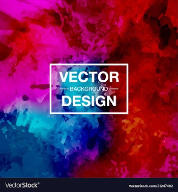 Bright watercolor background vector image