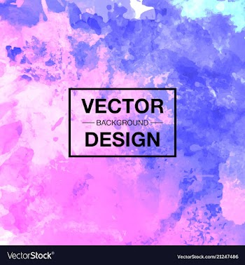 Bright watercolor background vector image