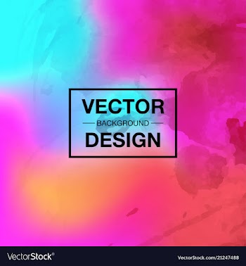Bright watercolor background vector image