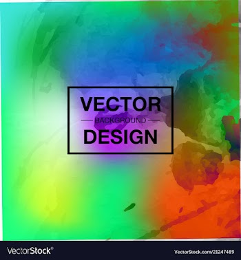 Bright watercolor background vector image