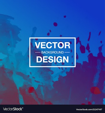 Bright watercolor background vector image