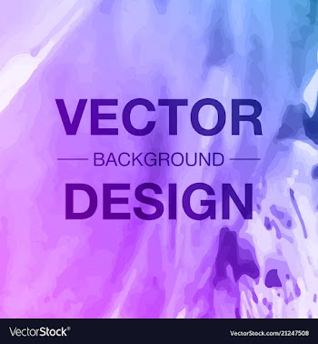 Bright watercolor background vector image