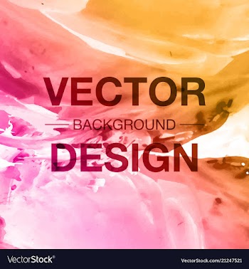 Bright watercolor background vector image