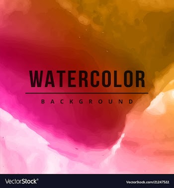 Bright watercolor background vector image
