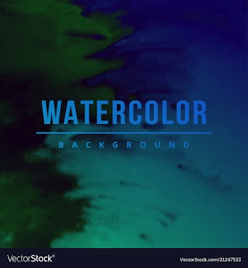 Bright watercolor background vector image