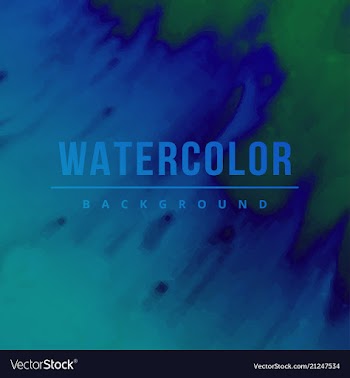 Bright watercolor background vector image