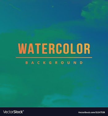 Bright watercolor background vector image